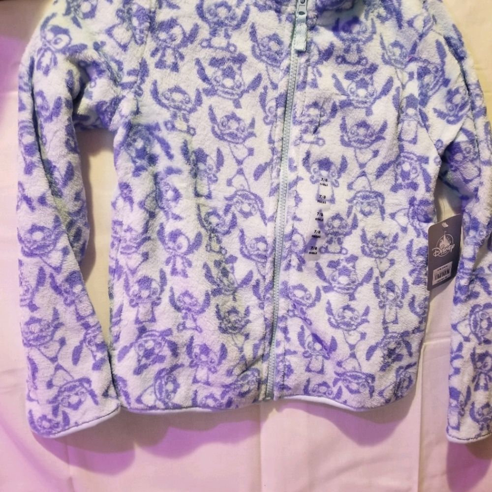 Disney zip up soft jacket size 7/8 - Picture 1 of 5